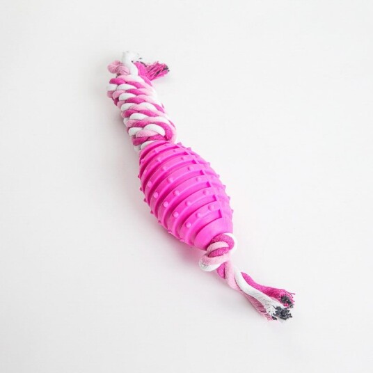 Hundeleke Draleke Med Gummiegg 24X6Cm