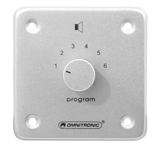 Omnitronic Pa Program Selector Mono Sil