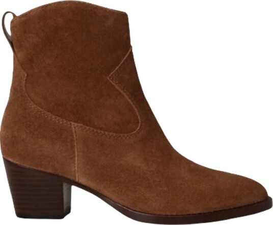 Lauren Ralph Lauren Harpher Suede Bootie LIGHT TOBACCO 40