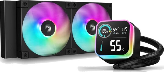 Deepcool LQ240 Væskekjøler for Prosessor 240 mm ARGB Svart Deepcool LQ240 Væskekjøler for Prosessor 240 mm ARGB Svart