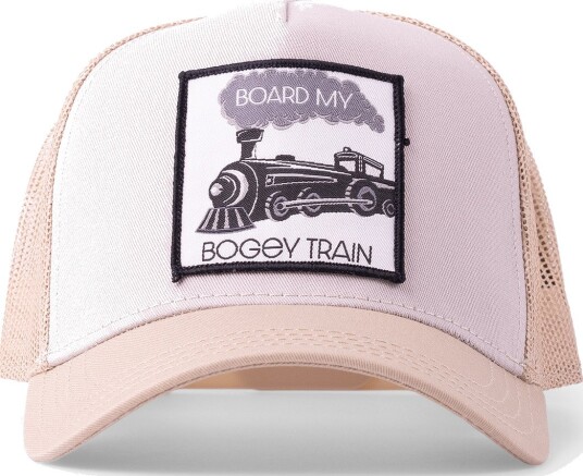 Bogeys & Birdies Trucker Board My Bogey Train Beige Capser Sand/Beige