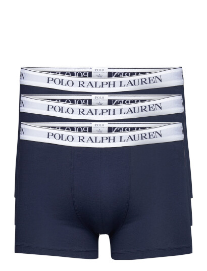 Polo Ralph Lauren Classic Stretch-Cotton Trunk 3-Pack - Blue - XL