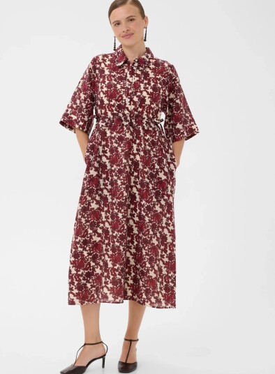 Culture Cumelody Dress   Red   XL