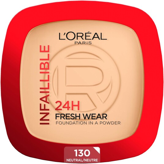 L'Oréal Paris Infaillible 24H Fresh Wear Foundationpudder #130 True Beige L'Oréal Paris Infaillible 24H Fresh Wear Foundationpudder #130 True Beige