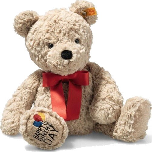 Steiff | Jimmy Teddy Bear – Happy Birthday | Beige | 35 cm