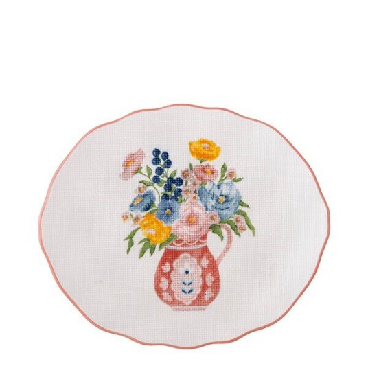 Bloomingville   Dorothy tallerken 20 cm rosa