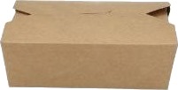 Takeaway Æske Verive 121/136X152/168X51 Mm 1000 Ml Kraft Biocoating Brun,75 Stk/Ps   75 Stk.