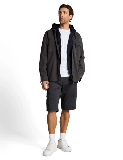 Tom Tailor Regular Printed Cargo Short Grey 32 Tom Tailor Regular Printed Cargo Short Grey 32