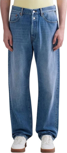 Replay | M9Z1 Straight 9Z1 Eco Plus Sustainable Denim Trousers | 32 x 32 Replay | M9Z1 Straight 9Z1 Eco Plus Sustainable Denim Trousers | 32 x 32