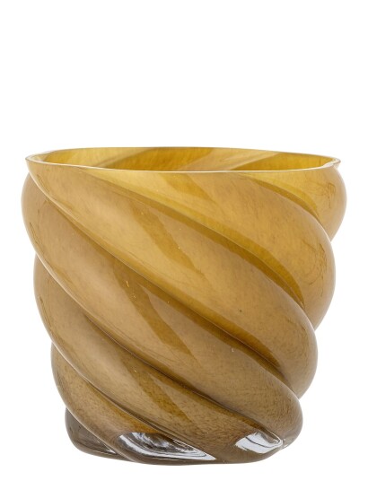 Bloomingville Callo Flowerpot - Yellow - Ø 17 cm Bloomingville Callo Flowerpot - Yellow - Ø 17 cm