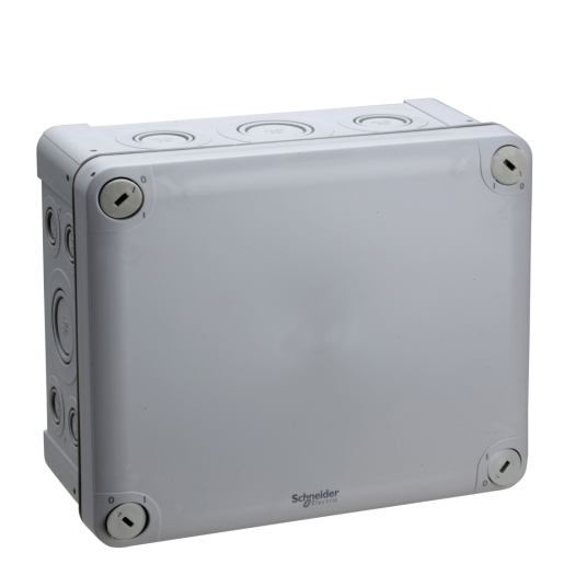 Schneider Electric ENN05090 Koblingsboks grå knock outs utvendig 175 x 150 x 80 mm Installasjonsmaterial