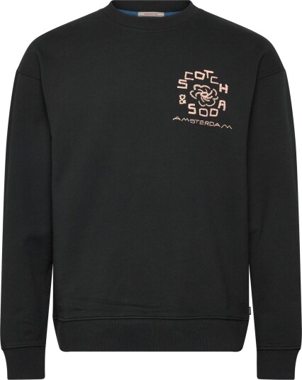 Scotch & Soda Front And Back Artwork Relaxed Fit Sweatshirt Grey XXL Scotch & Soda Front And Back Artwork Relaxed Fit Sweatshirt Grey XXL