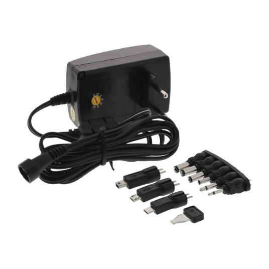 Nordic Quality AC/DC Plugin Adapter 2250mAh for Strømkabler