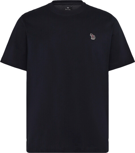 PS Paul Smith Mens Reg Fit Ss Tshirt Zebra Navy XL