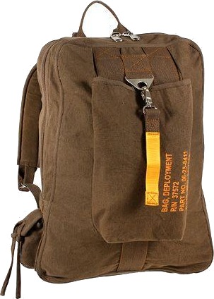 Rothco Vintage Flyver ryggsekk 14L Brun Rothco Vintage Flyver ryggsekk 14L Brun