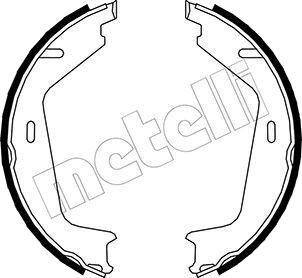 METELLI 53-0479 Bremseskosett, håndbrems