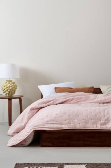 CALM sengeteppe   enkeltseng 150x250 cm Pudderrosa 150X250