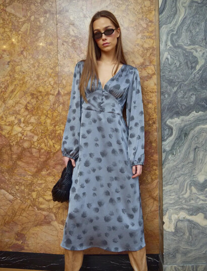 Noella Lilith Dress Grey XS Noella Lilith Dress Grey XS