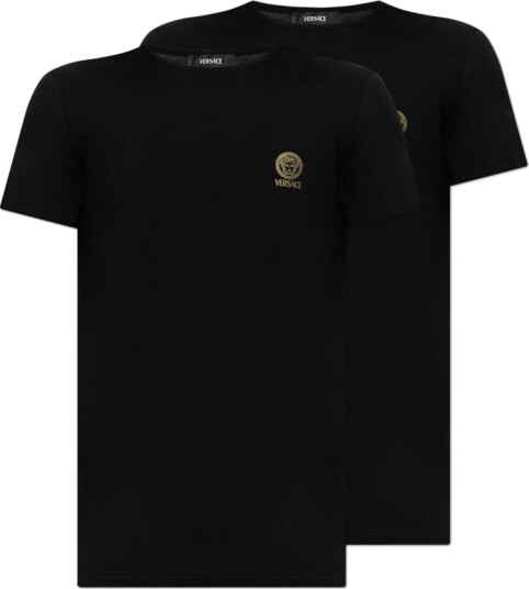 Versace, Herre, Topper, Svart, 3XL,