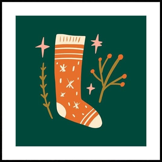 Happychristmasno07 Plakat Plakat / 50x50cm
