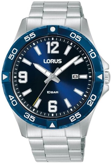 Lorus Herreklokke RH989QX9 Sports Blå/Stål Ø42 mm Lorus Herreklokke RH989QX9 Sports Blå/Stål Ø42 mm