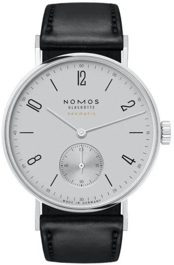 Nomos Glashütte Dameklokke N 189 Tangente Neomatik Sølvfarget/Lær