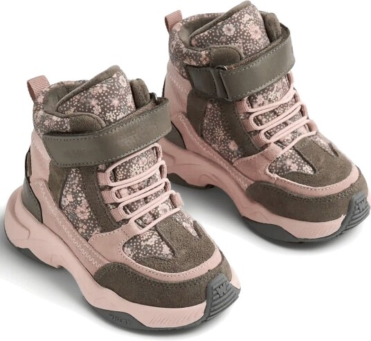 Wheat Sneaker Bootie Muni 2.0 Tex DRY WOOD SNOW FLOWERS 30