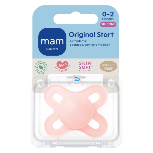 MAM Original Start 0 2m Silk Pink 1pcs