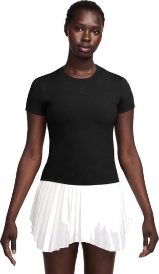 Nike W Nkct Df Advtg Ss Top Black/White M