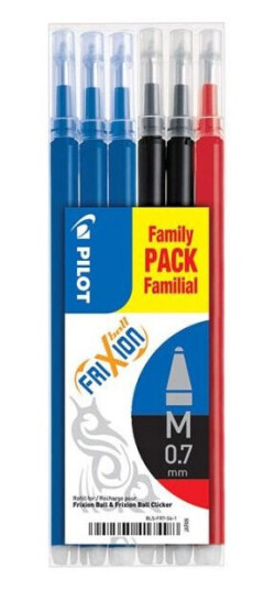 Pilot Refill FriXion 0.7 6-pakke Blue Pilot Refill FriXion 0.7 6-pakke Blue