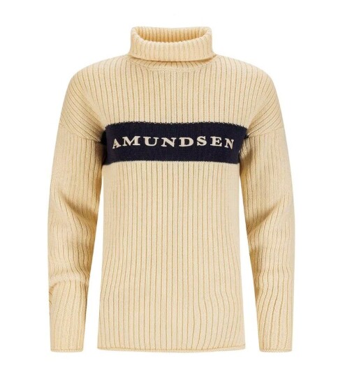Amundsen Sports Heroes Ski Turtle Neck, Dame Natural/Navy M