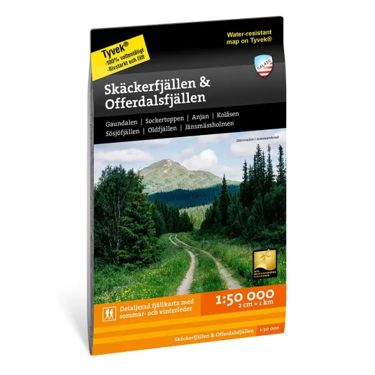 Calazo förlag Skäckerfjällen & Offerdalsfjällen 1:50.000 OneSize, NoColour