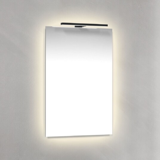 Macro Design Speil T belysning LED med Ambilight Svart / 45cm Macro Design Speil T belysning LED med Ambilight Svart / 45cm