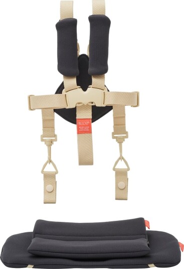Kaos Klapp Jr. Harness & Cushion Set Charcoal Black Black One Size