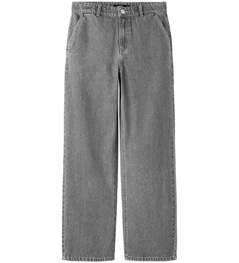 LMTD Nlmtoizza Dnm Loose Pant Noos Grey 158