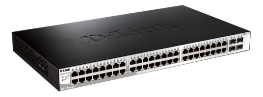 D-Link Web Smart Dgs-1210-52 Switch - Styrt - 48 X 10/100/1000 + 4 X Gigabit Sfp - Stasjonær, Rackmonterbar