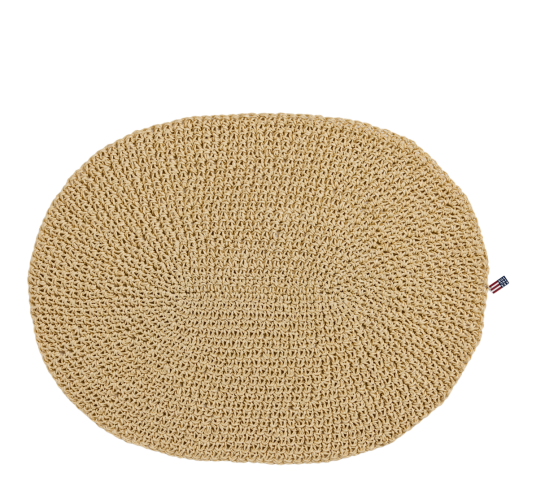 Lexington Bordbrikke oval 35x45 cm strå