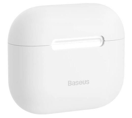 Supertynt silikondeksel til AirPods 3 fra Baseus Hvit Supertynt silikondeksel til AirPods 3 fra Baseus Hvit