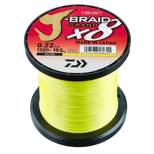 Daiwa J Braid Grand X8 0,13 Mm 1350 M Grey