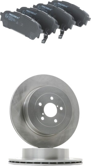 Bremseskiver og -klosser RIDEX 3405B2410 Bremseskiver og -klosser RIDEX 3405B2410