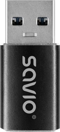 Adapter Usb Savio Usb-C Usb Svart Ak-81