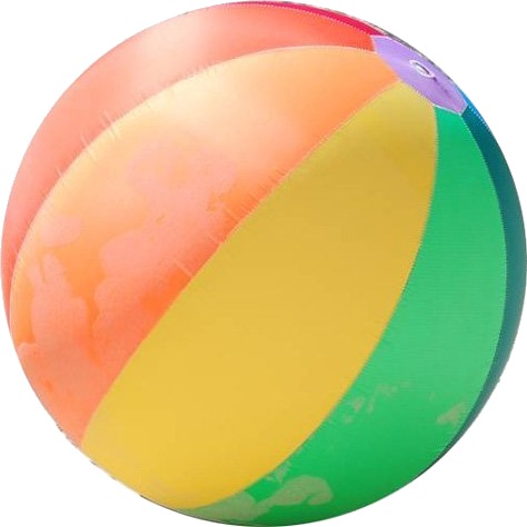 Ballongball m. overtrekk Mega