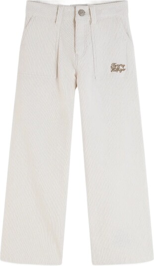 Tommy Hilfiger Cord Straight Pkt Pants Cream 164