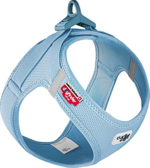 Curli Hundesele Clasp Air-Mesh XS Lyseblå