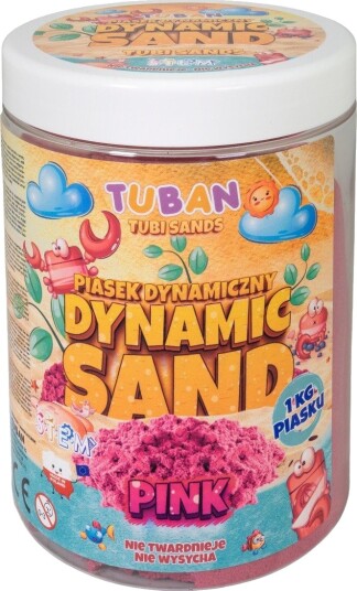 Tuban Kinetisk Sand 1 Kg 3+ År Rosa