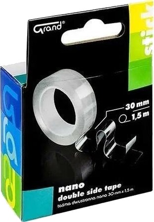 Grand Dobbeltsidig Limtape Nano 30 Mm X 1,5 M Grand