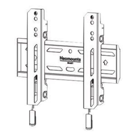Neomounts Veggfeste for TV og PC-Skjerm 24-55" Låsbar Sort WL30S-850BL12