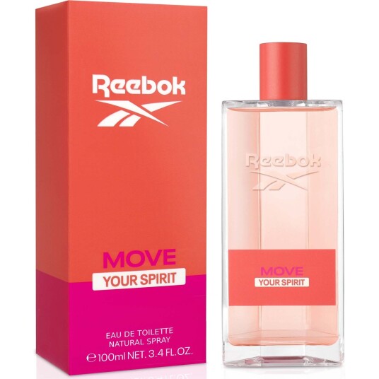 Reebok Move Your Spirit Dame Eau de Toilette 100ml Blomsteraktig Duft Reebok Move Your Spirit Dame Eau de Toilette 100ml Blomsteraktig Duft