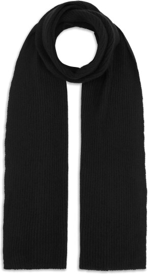 SUI AVA Cashmere Scarf   Black   21X 175CM