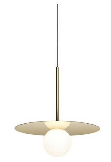 Pablo Bola Disc 12 Taklampe i Messing